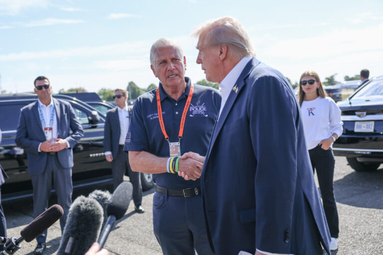President Trump Attends The Ryder Cup At Bethpage In New York